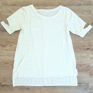 Maurices Top Cutout Sleeve Tee Tshirt 24/7 Women's S